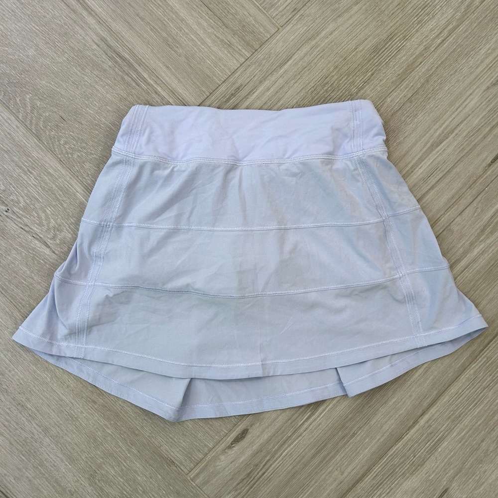 Lululemon Pastel Blue Pace Rival Skirt Size 0